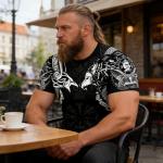 Vintage Norse Odin God Rune Viking T-Shirt