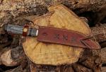 Custom Handmade Viking Seax Knife with Sheath