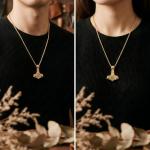 Men's Viking Thor's Hammer Necklace in Gold