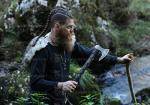 Authentic Viking Bearded Axe with Leather Sheath