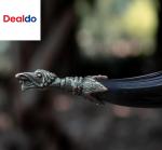 Ox-Horn Viking Drinking Horn with Stand and Holder