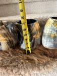 Viking Bovine Horn Beer Mug with Handle