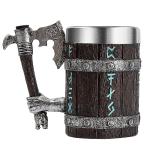 Viking Oak Mug with Stainless Steel Insert - 17oz