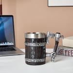 Viking Oak Mug with Stainless Steel Insert - 17oz
