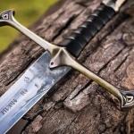 Authentic Viking Style Steel Sword with Scabbard