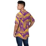 Minnesota Vikings Men's Hawaiian Button-Up Shirt