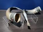 Viking Celtic Norse Dual Drinking Horns Set