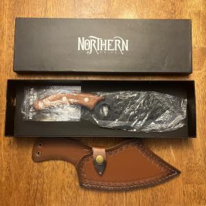 Loki Series Viking Chef Knife with Sheath