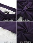Deep Purple Maxi Skirt for Viking Women