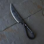Viking Knife with Leather Sheath - Carbon Steel Blade