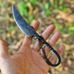 Viking Knife with Leather Sheath - Carbon Steel Blade