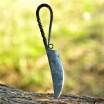 Viking Knife with Leather Sheath - Carbon Steel Blade