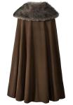 Men's Brown Viking Robe Cloak for Cosplay