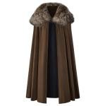 Men's Brown Viking Robe Cloak for Cosplay