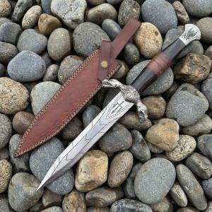 Viking Tactical Dagger - Forged Steel Blade