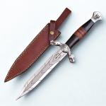 Viking Tactical Dagger - Forged Steel Blade