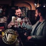 Viking Drinking Horn with Stand and Vegvisir Design