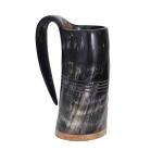 Viking Horn Beer Mug - 16 oz Natural Finish