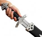 Viking Damascus Steel Sword with Scabbard