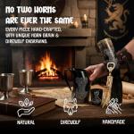 Viking Drinking Horn Mug Set - 5 Pieces