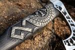 Handmade Viking Berserker Axe with Sheath - 40