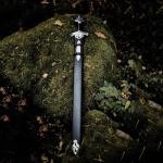 Hand-Forged Viking Sword with Northmen Engraving