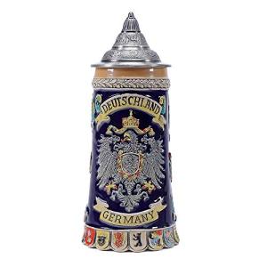 Eagle Design 0.6L Beer Stein with Pewter Lid