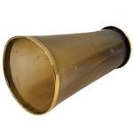 Viking Drinking Horn Tankard with Metal Rim