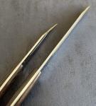 Dual Viking Seax Set with Leather Sheath and Blade