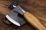 Mini Viking Throwing Axe with Carbon Steel Blade
