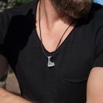 Viking Axe Necklace in 925 Sterling Silver