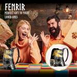 Fenrir Viking Drinking Horn Mug with Shot Glass