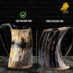 Fenrir Viking Drinking Horn Mug with Shot Glass