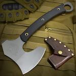 Viking Tactical Tomahawk Axe with Leather Sheath