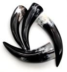 Authentic Viking Drinking Horn Set with Shot Glasses