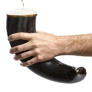 Large Viking Drinking Horn Tankard - 20oz Beer Mug