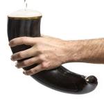 Large Viking Drinking Horn Tankard - 20oz Beer Mug