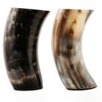 Viking Drinking Horn Cup Set - Authentic Ox Horn