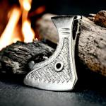 Viking Axe Necklace in 925 Sterling Silver