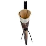 Viking Horn Mug with Leather Straps