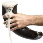 Large Viking Drinking Horn Tankard - 20oz Beer Mug