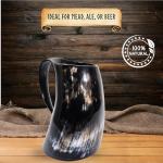 Viking Drinking Horn Tankard - 20 Ounces