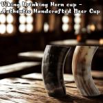 Viking Drinking Horn Cup Set - Authentic Ox Horn