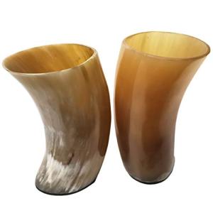 Authentic Viking Horn Mug Set of 2