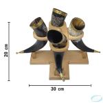 Viking Natural OX Horn Tankard Set of 4