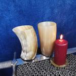Authentic Viking Horn Mug Set of 2