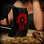 Authentic Viking Horn Beer Mug with Leather Straps