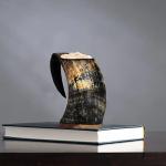 Viking Drinking Horn Mug for Hot and Cold Beverages