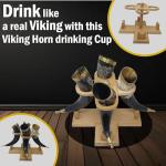 Viking Natural OX Horn Tankard Set of 4