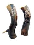 Set of 2 Viking Drinking Horn Mugs